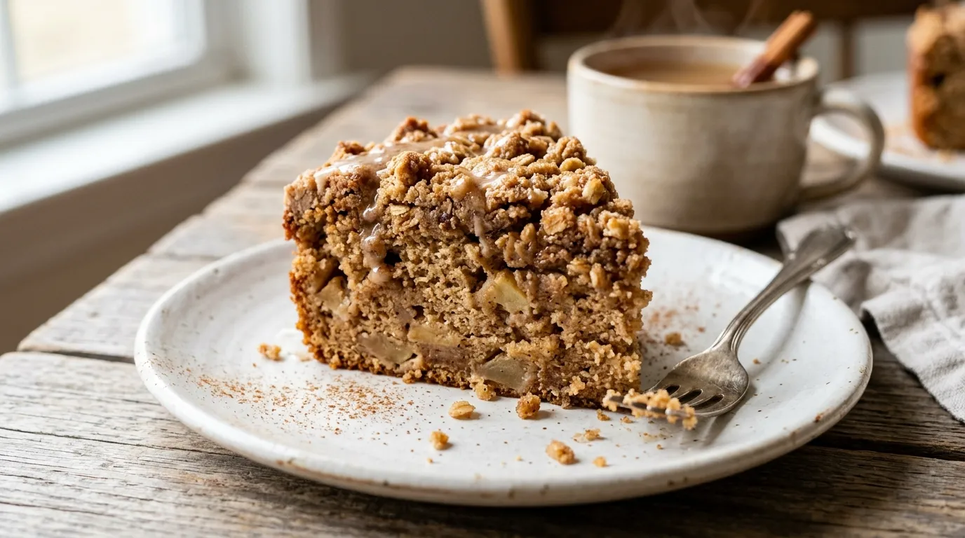 Warm Spiced Apple Cider Coffee Cake