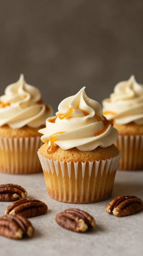 brown butter apple cupcakes