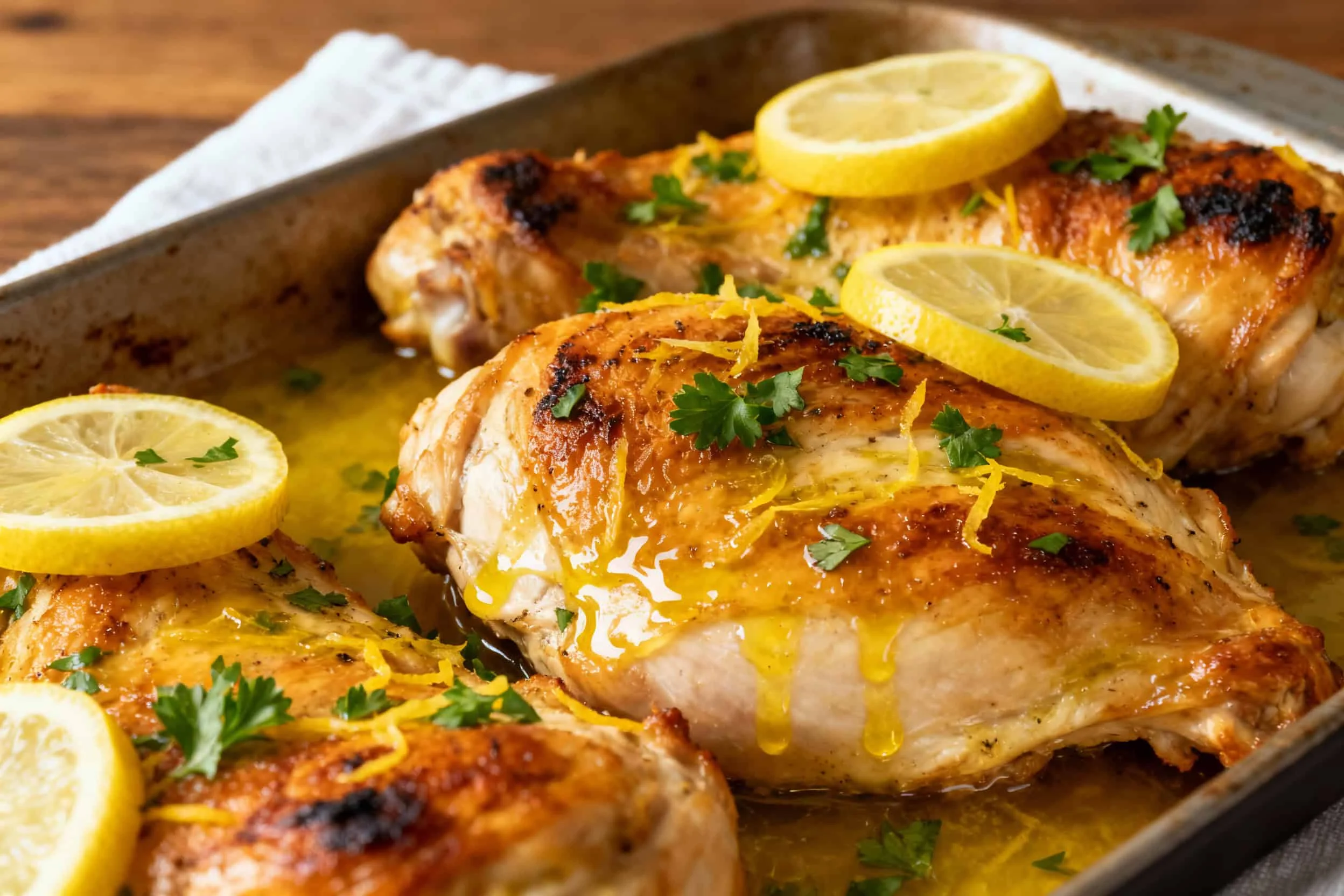 Baked Lemon Butter Chicken