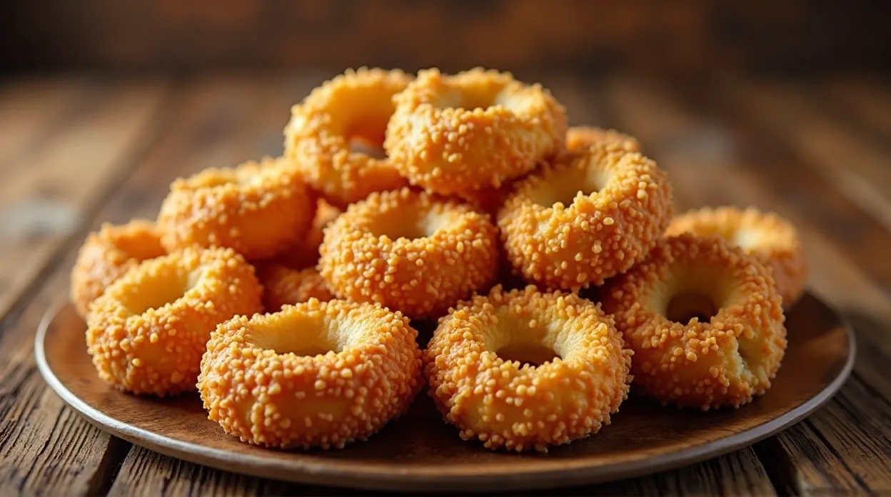 Crispy Bagel Bites Snack