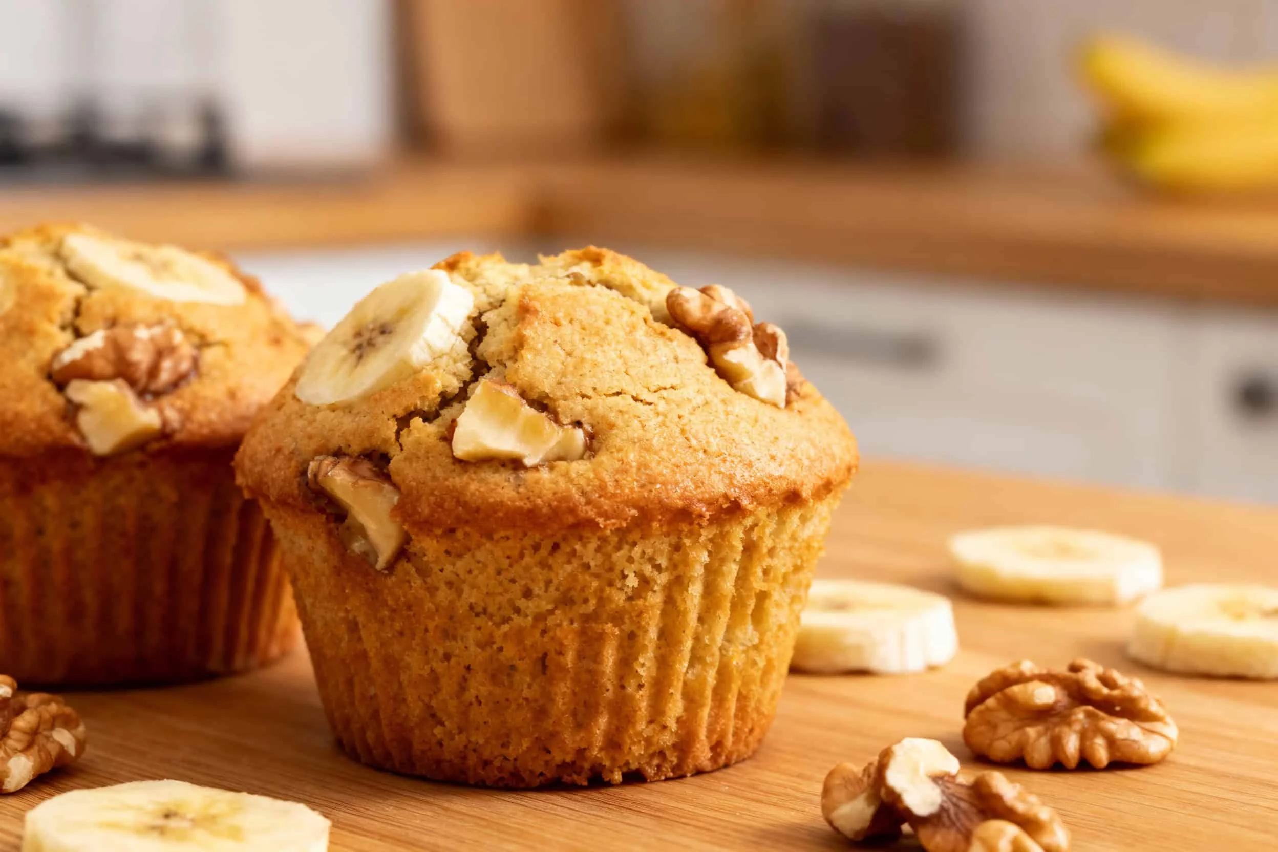 Irresistible Banana Nut Muffins