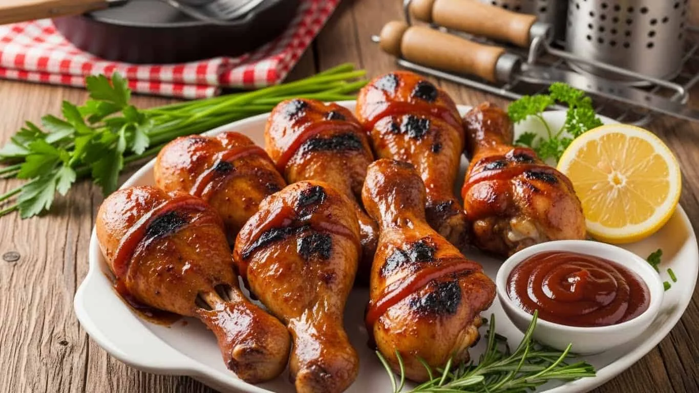 Sweet Barbecue Chicken Drumsticks