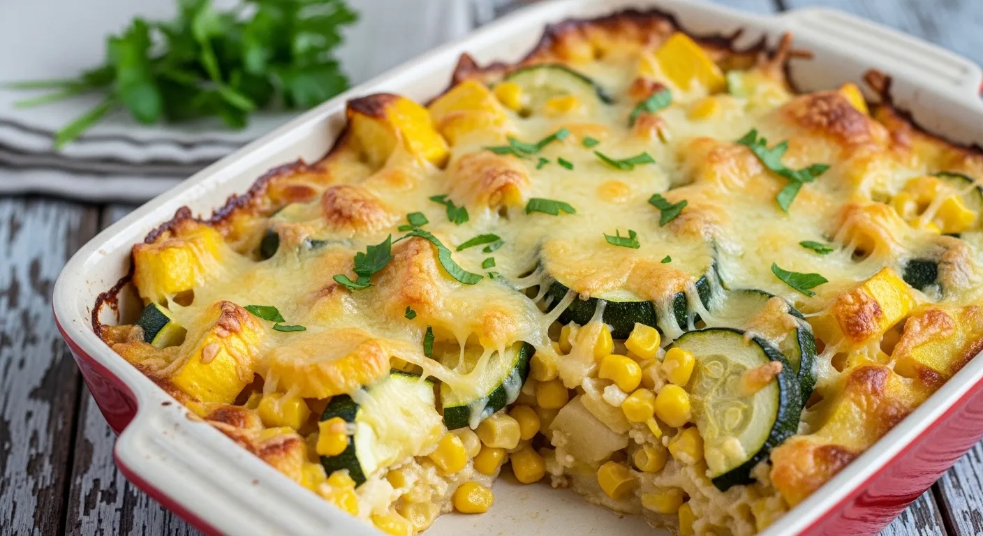 Squash Zucchini Corn Casserole