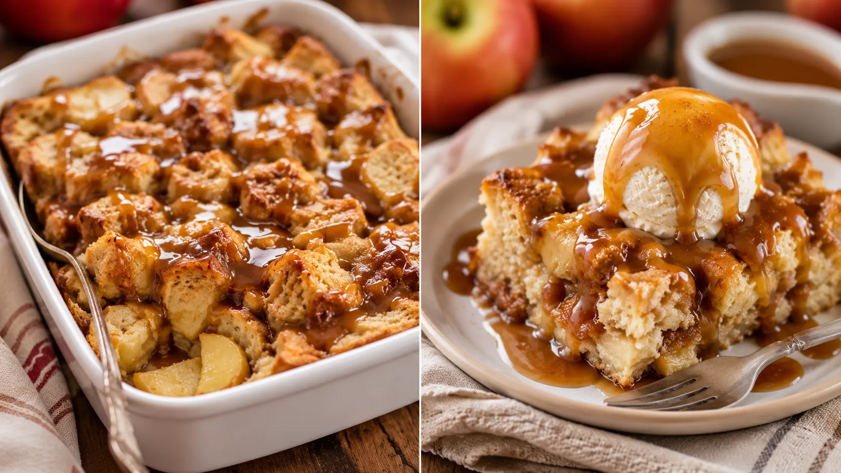 Apple Bread Pudding