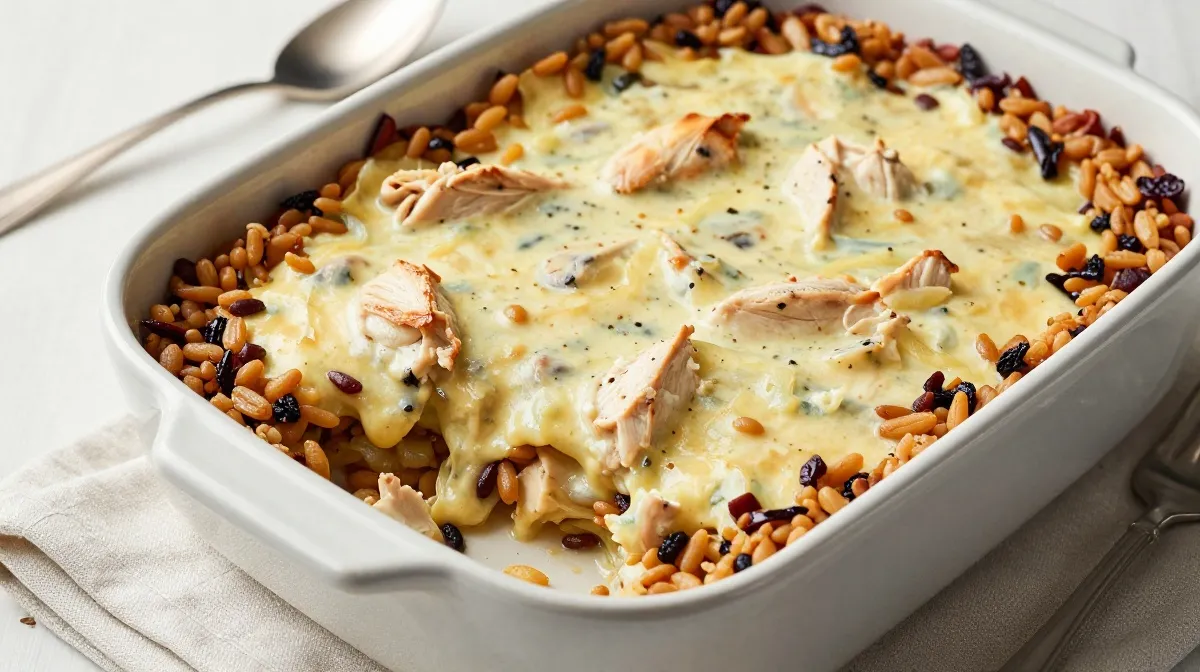 Creamy Chicken and Wild Rice Casserole
